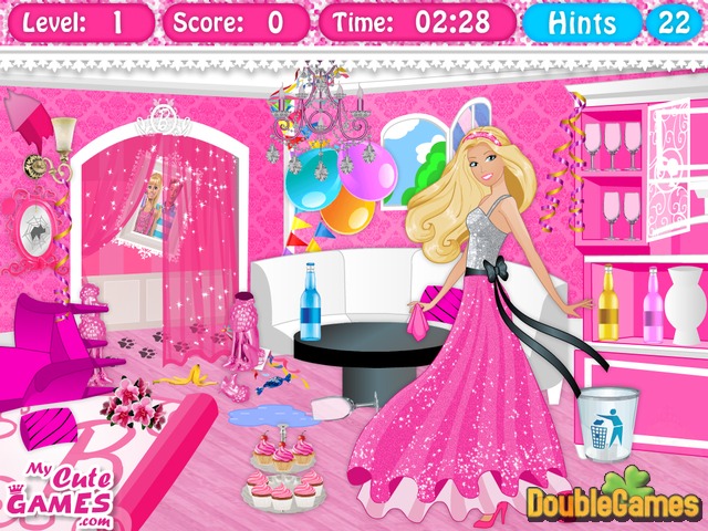 barbie dream house decorating games