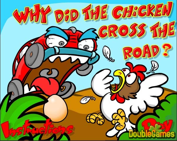 A Chicken Crossing The Road Free Game by iWEBss.com
