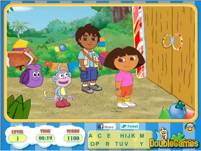 Dora the Explorer: Find the Alphabets Online Game