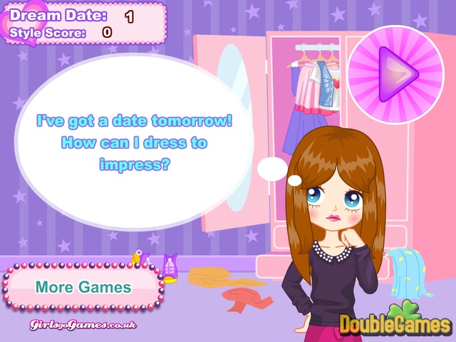 DREAM DATE DRESS UP free online game on