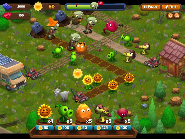 plants vs zombies adventures game online beta