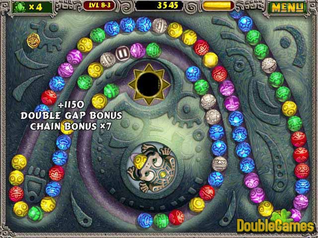 playing zuma deluxe online